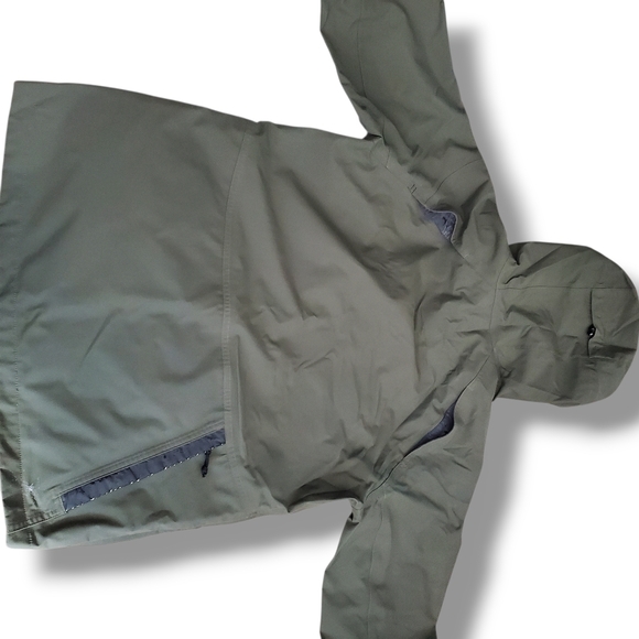 Chrome Industries Men's Hooded Chrome Storm™ Cobra Army Green Medium Jacket Coat - Picture 5 of 15